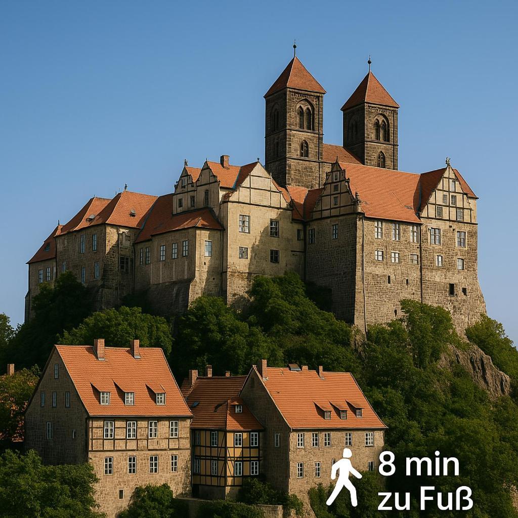 Harzer Fachwerkstube Quedlinburg 아파트 외부 사진